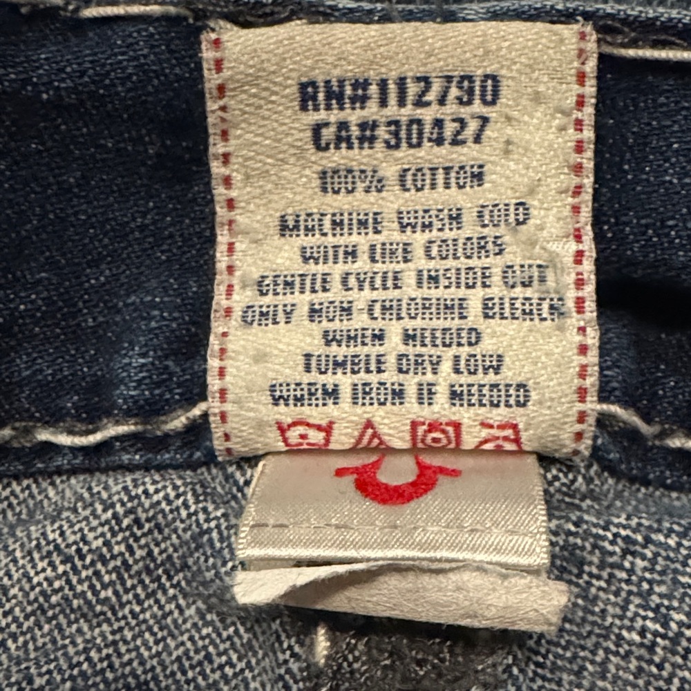 True Religion Relaxed Fit Denim Jeans Men’s 44 - Picture 13 of 14